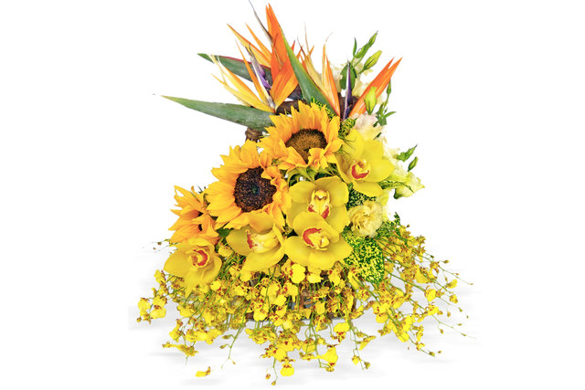 Florist Flower Arrangement - Sunshine - P0747 Photo