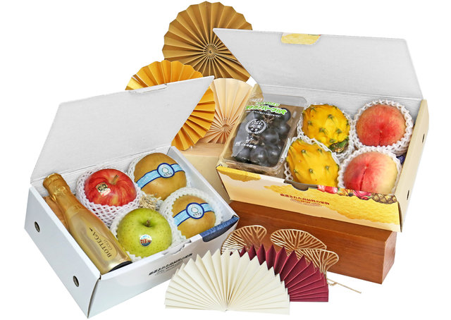 Fruit Basket - Mid Autumn Fruits Gift Box GB13 - 2MAFGB0805A1 Photo