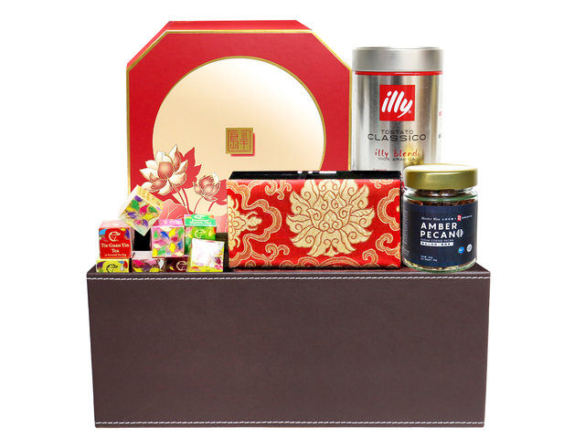 Mid-Autumn Gift Hamper - Mid Autumn Mailable Moon Cake Basket A10 - L76601573 Photo