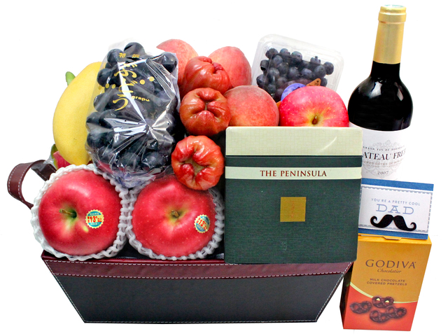 Wine n Food Hamper - Father's Day gift hamper F8 - L3123013 Photo