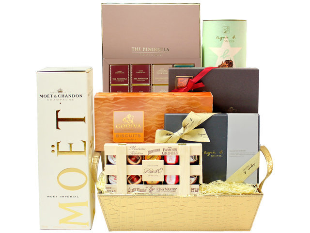 Wine n Food Hamper - Luxury Chocolate And Champagne Hamper FH04 - L97499 Photo