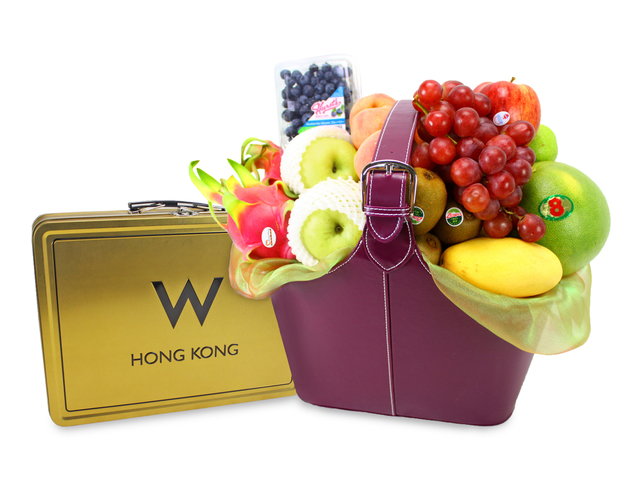 中秋果籃Hamper - W Hotel中秋月餅果籃 W5 - L89089 Photo