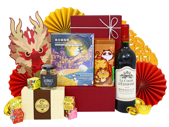 新年果籃Hamper - 新春中式美食禮籃 Hampers 0104A8 - CH20104A8 Photo